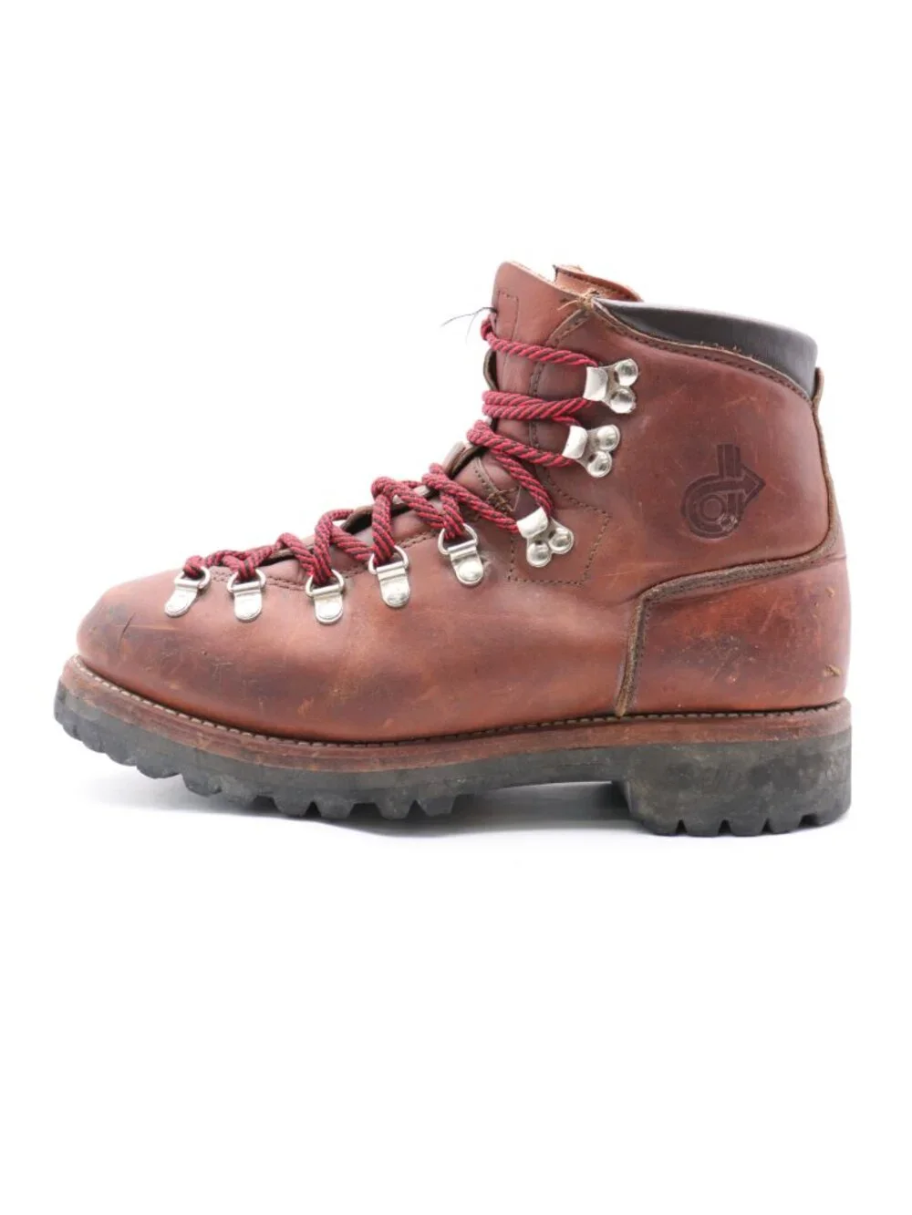 Vintage Dexter Mountaineer Men's Size 9 M Hiking Boots Brown Leather Vibram